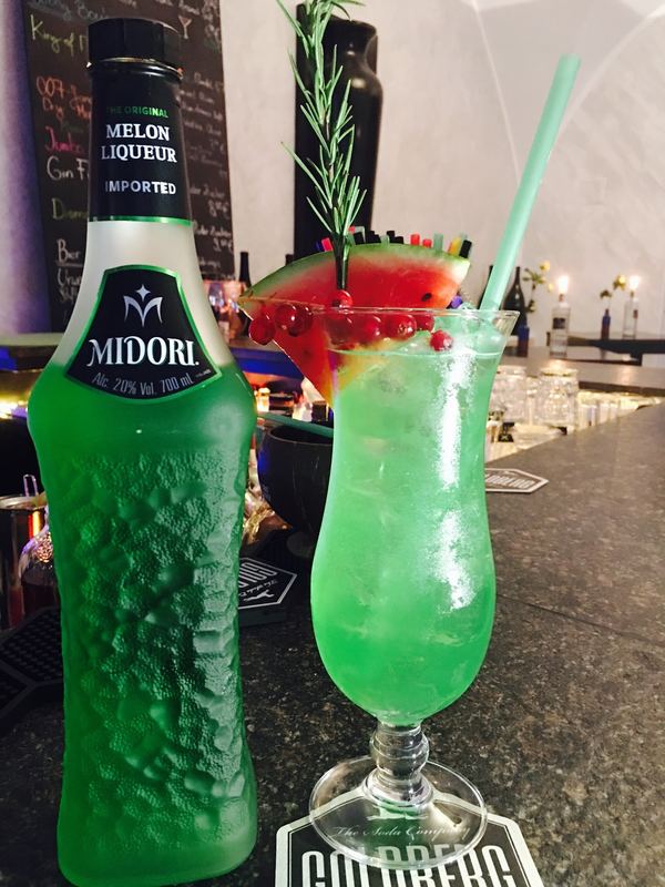Grüner Midori-Cocktail
