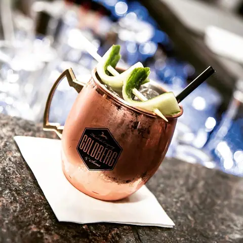 Moscow Mule im Kupferbecher